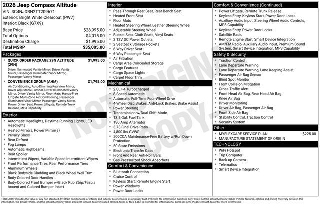 2026 Jeep Compass Latitude