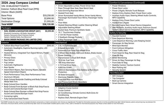2026 Jeep Compass Limited