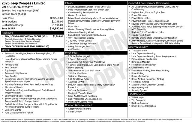 2026 Jeep Compass Limited