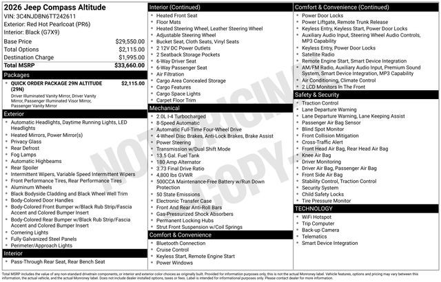 2026 Jeep Compass Latitude