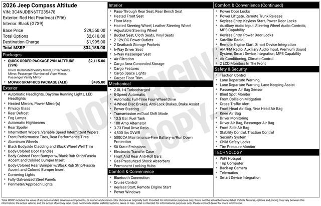 2026 Jeep Compass Latitude