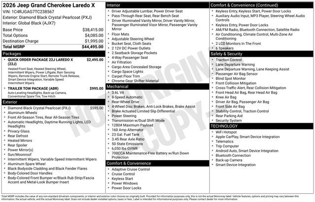 2026 Jeep Grand Cherokee Laredo