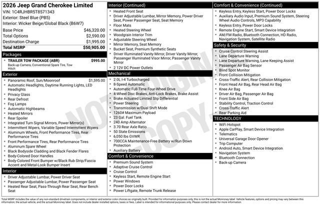 2026 Jeep Grand Cherokee Limited