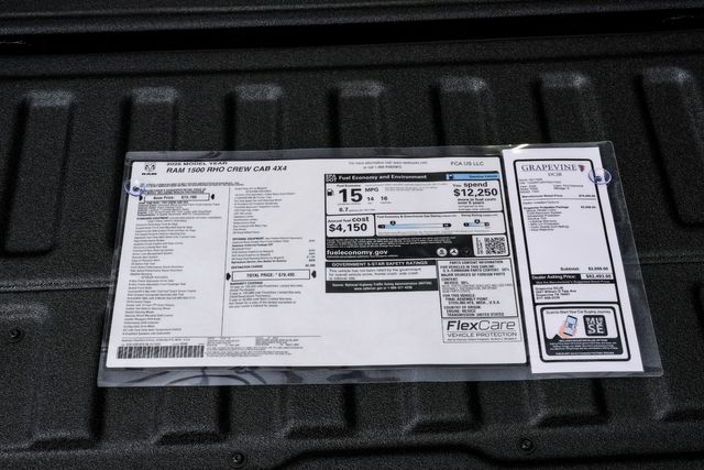 2026 Ram 1500 RHO 4X4, MATTE WRAP, FUEL 20'S, NITTO | Carrollton, TX | Texas Vehicle Exchange