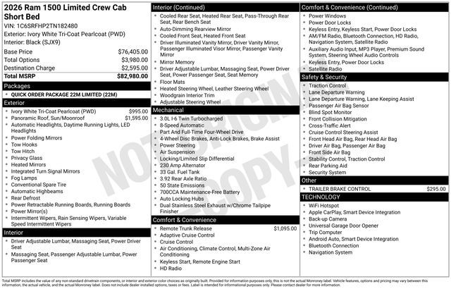 2026 Ram 1500 Limited