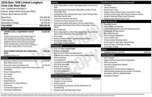 2026 Ram 1500 Limited