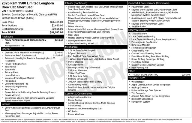 2026 Ram 1500 Limited