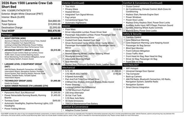 2026 Ram 1500 Laramie