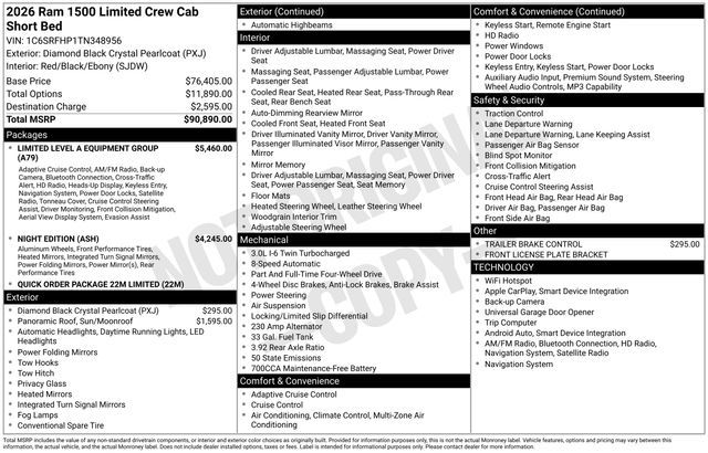 2026 Ram 1500 Limited
