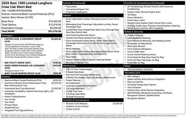 2026 Ram 1500 Limited