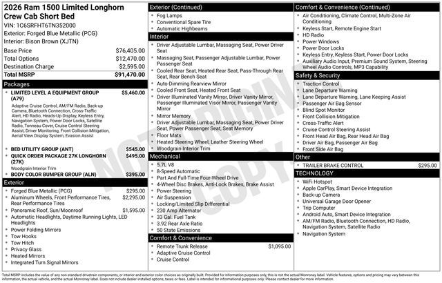 2026 Ram 1500 Limited
