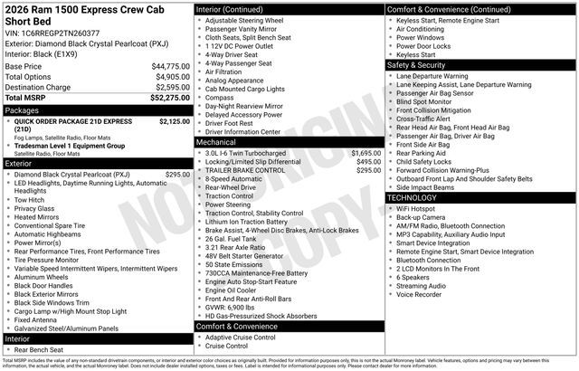2026 Ram 1500 Express
