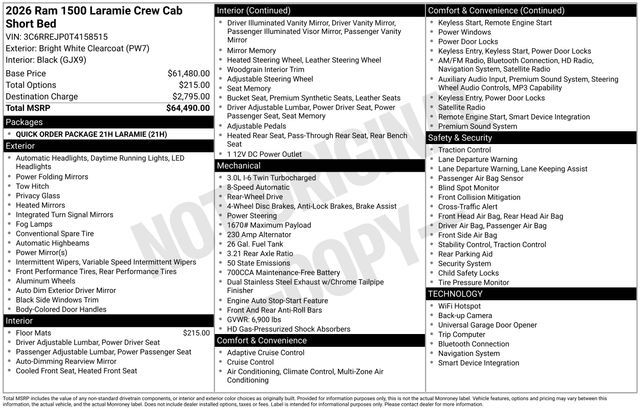 2026 Ram 1500 Laramie