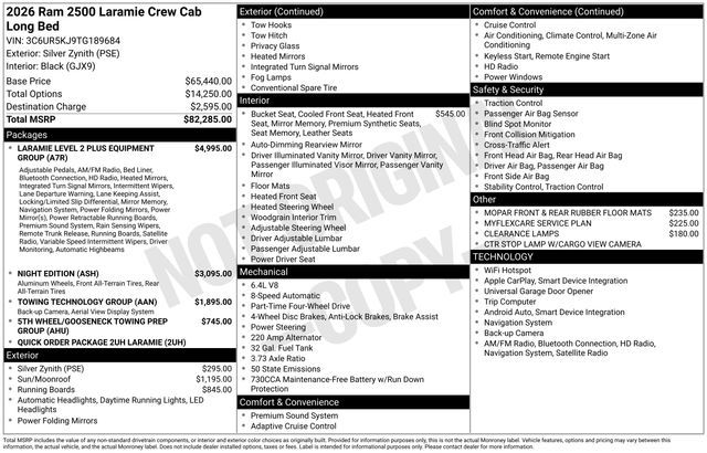 2026 Ram 2500 Laramie