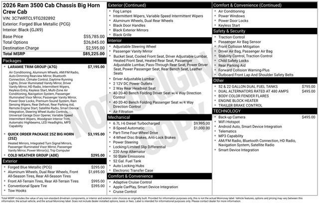 2026 Ram 3500 Tradesman