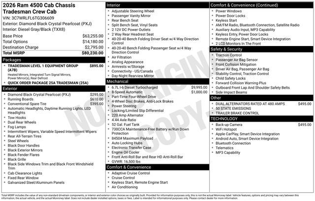 2026 Ram 4500 Tradesman