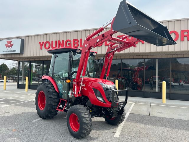 2026 Tym T574C Cab Gear Drive Compact Utility with Loader  | Madison, Georgia | Youngblood Tractor